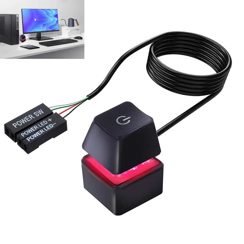 Desk ON/OFF Power Switch for Desktop Computer