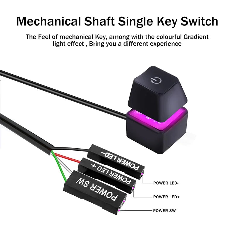 Desk ON/OFF Power Switch for Desktop Computer
